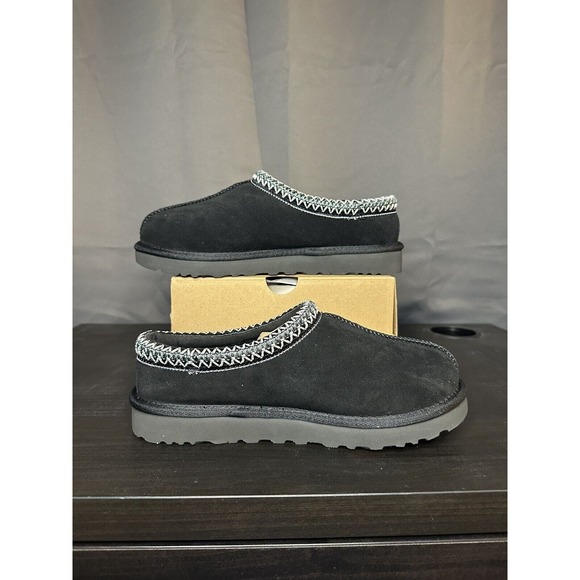 Size 8 - Authentic UGG Tasman Womens Slippers Black (W/5955 BLK)Ship Fast! - Picture 2 of 7